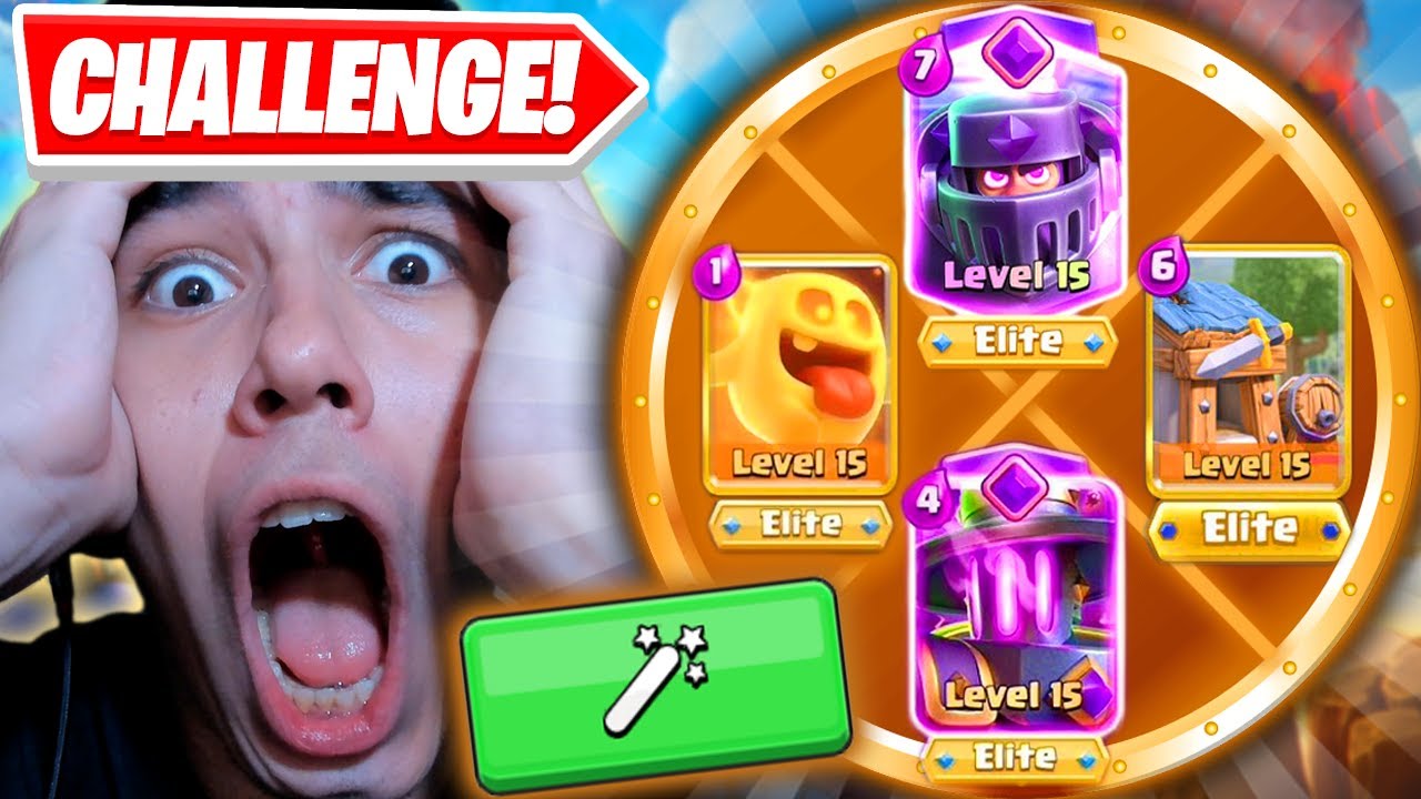 I Beat Clash Royale 2v2's With Random Decks! (CHALLENGE)
