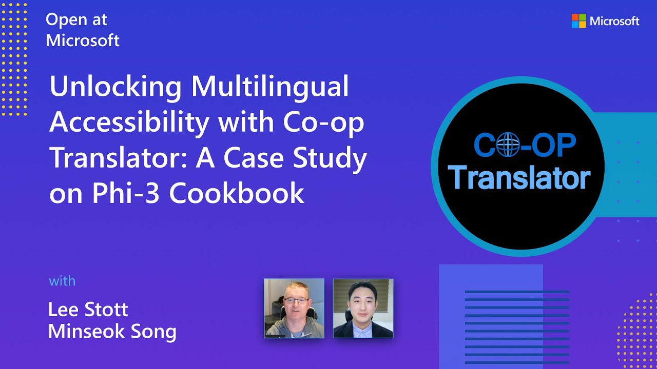 Unlocking Multilingual Accessibility with Co-op Translator: A Case Study on Phi-3 Cookbook
