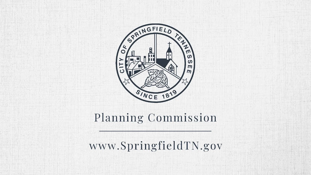 City of Springfield Planning Commission meeting -- June 2025