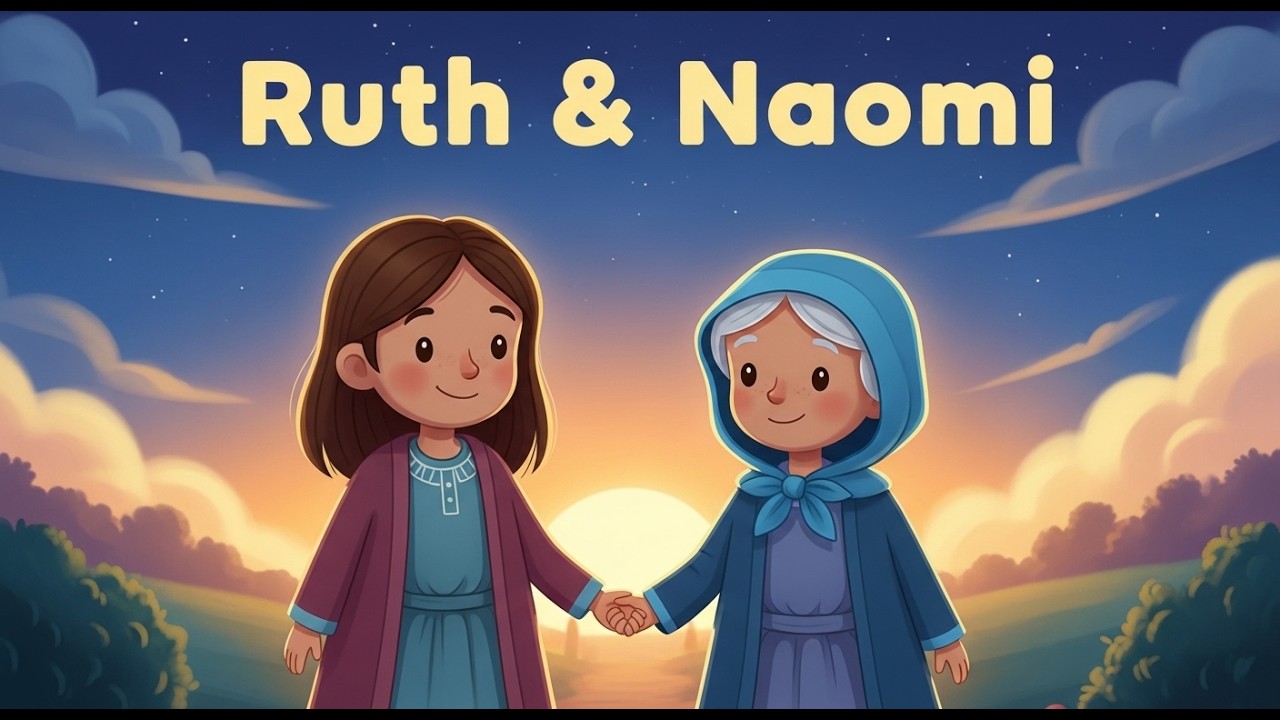 Ruth and Naomi Bible Story for Kids | A Bedtime Story About Kindness and Love