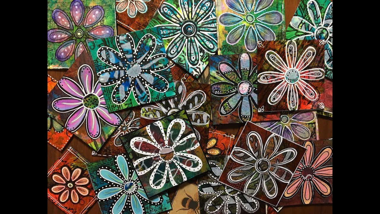 Liquid Acrylic Sticker Paper Art Tiles