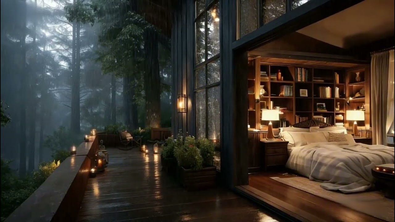 Forest rain sounds help you sleep | Deep relaxation, relieve insomnia