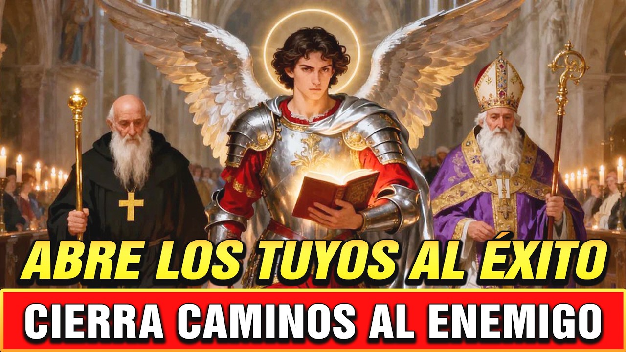 🔴Oracion San Benito, San Miguel y San Cipriano: CIERRA CAMINOS al Enemigo y Abre los Tuyos al Éxito