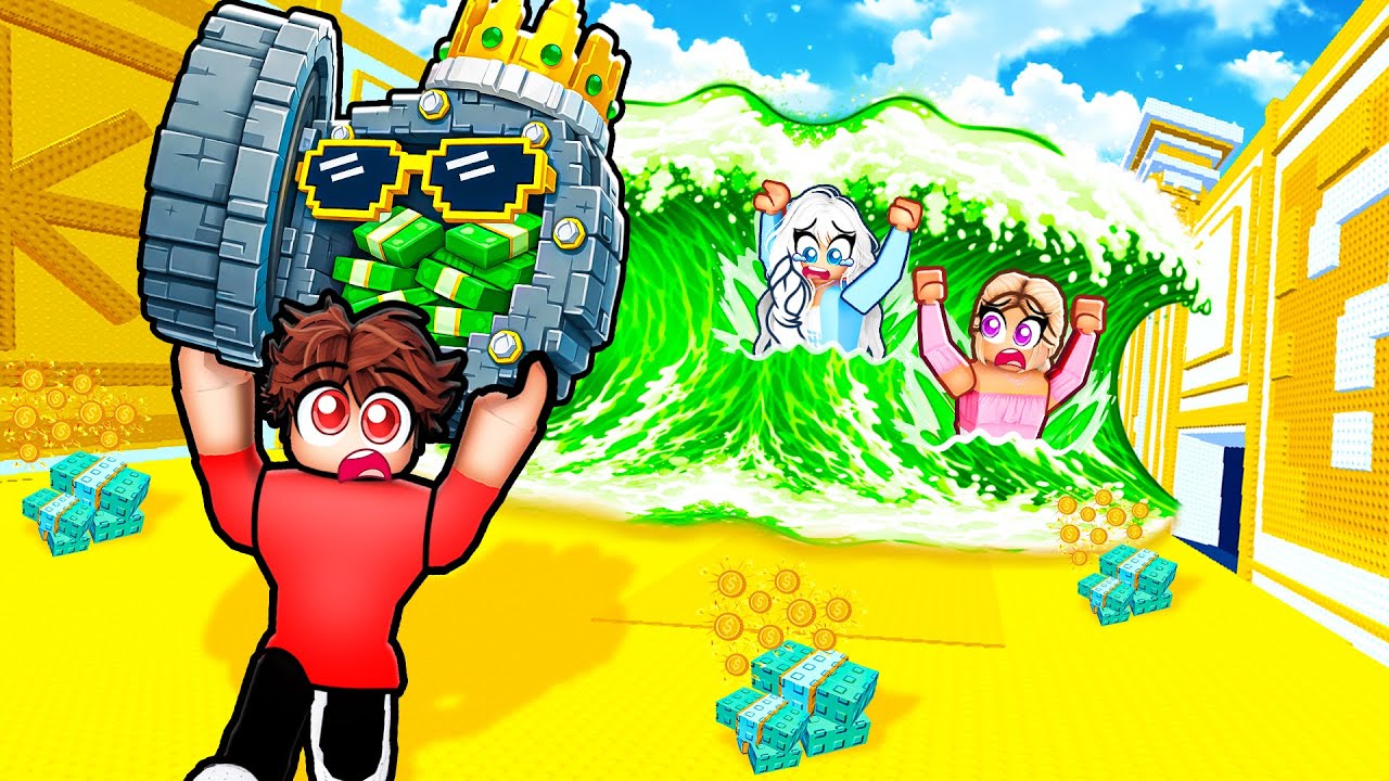 Techy Plays New SIZE Update In Escape Tsunami For Brainrots...