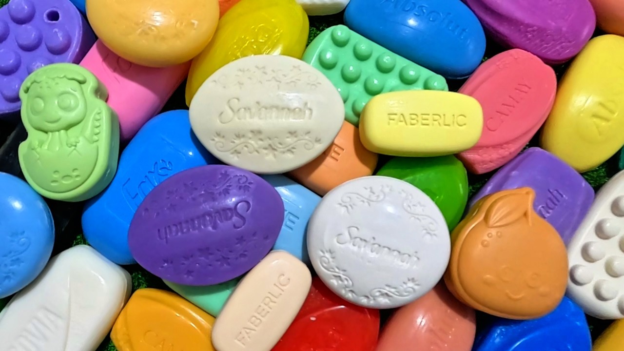 ASMR SOAP collection | Satisfying unwrapping haul | Relaxing peeling