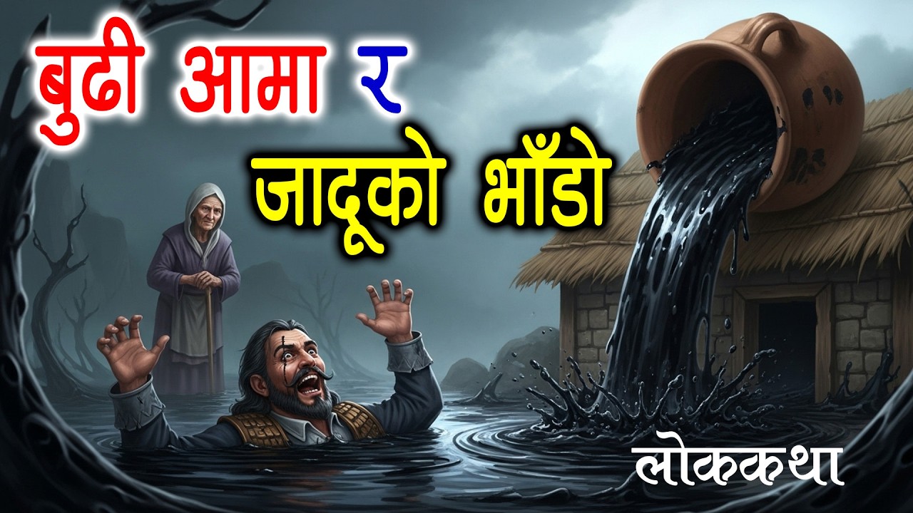 बुढी आमा र जादूको भाँडो [Budhi Aama ra Jadu ko Bhado] Lok Katha Nepali / Folk Tales Nepali