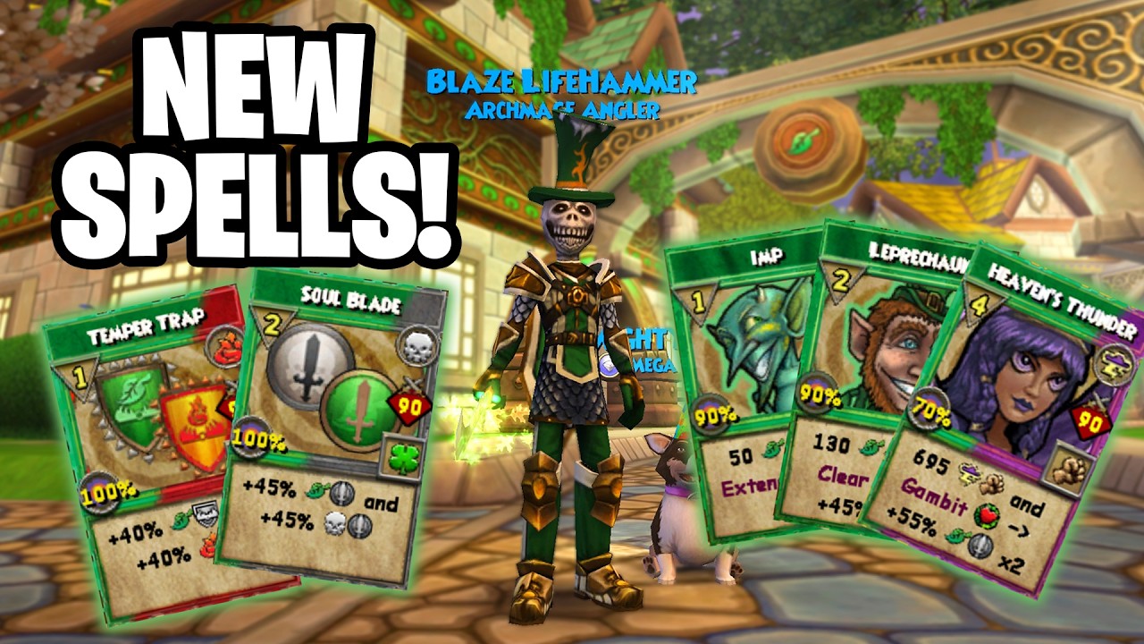 Wizard101: Раскрытие НОВЫХ заклинаний жизни с тестового сервера!