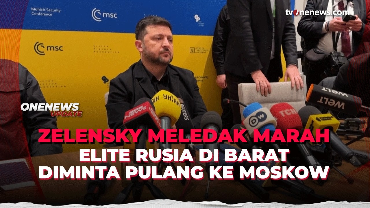 Jelang Perundingan Damai, Zelensky Caci Maki Elite Rusia yang Tinggal di Barat | OneNews Update