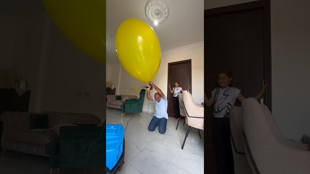 نفخنا اكبر بالون لحتى فقع./ماريا الحاج