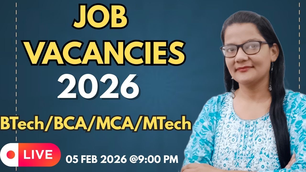 Job for CS IT Students| Freshers| BTech| BCA| MTech| MCA| LIVE| Zeenat Hasan Academy