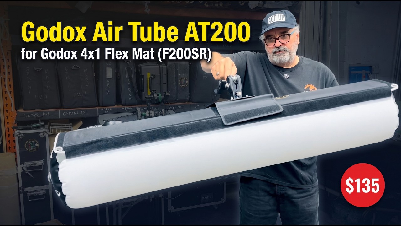 Gaffers Salon EP#54 - Godox Air Tube AT200 for Godox 4x1 Flex Mat (F200SR)