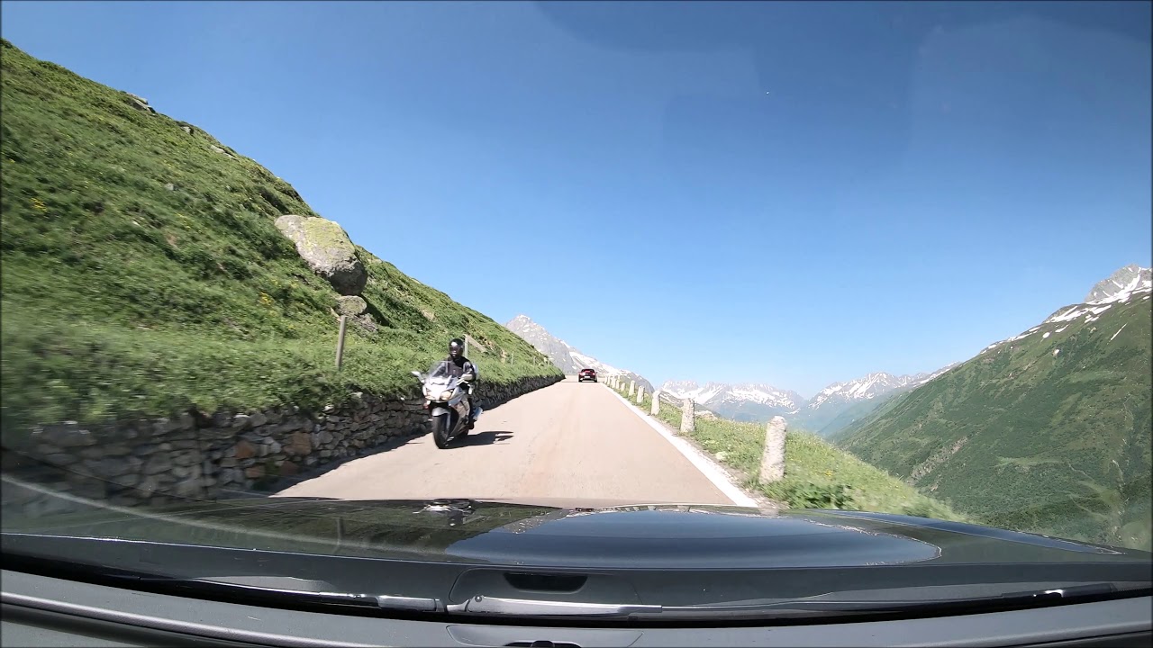 Furkapass: Fahrt von Realp bis zur Passh&ouml;he