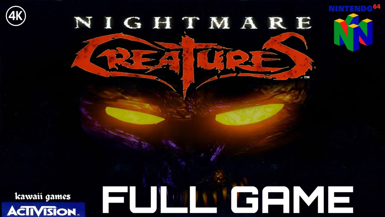 Nightmare Creatures | N64 | 4K 60FPS🔴| Gameplay Walkthrough FULL GAME