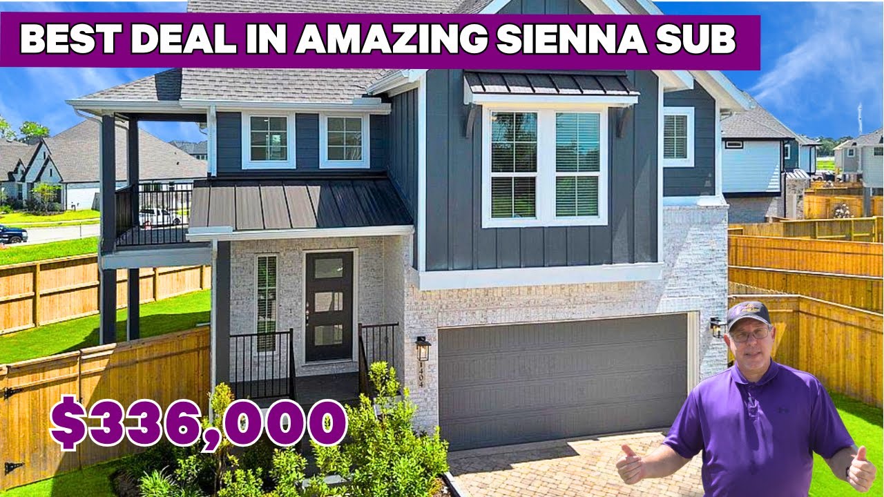 Missouri City TX Home Deals | 4.5% Rate + $0 Closing! Sienna Tour | Chesmar Oakdale Plan