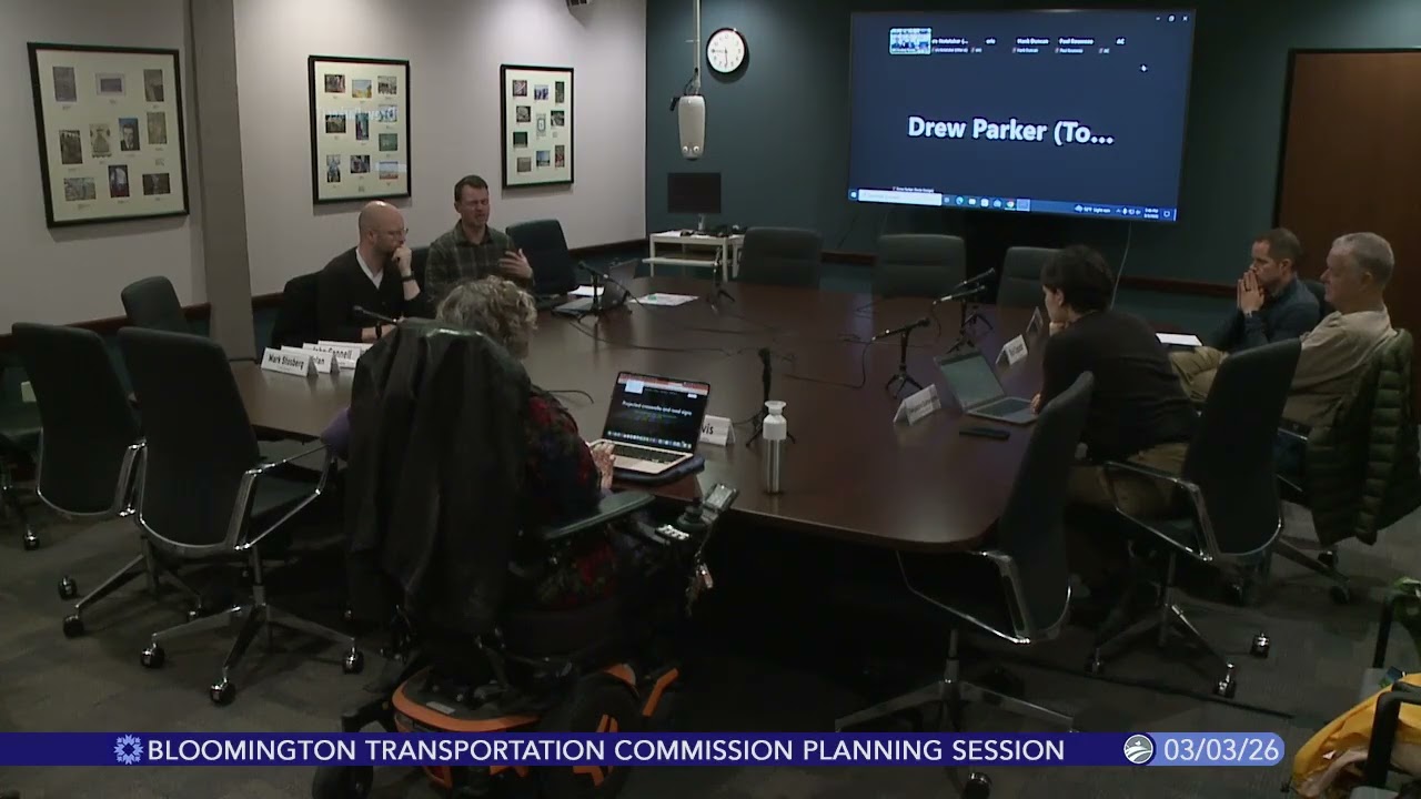 Bloomington Transportation Commission Planning Session, March 3, 2026