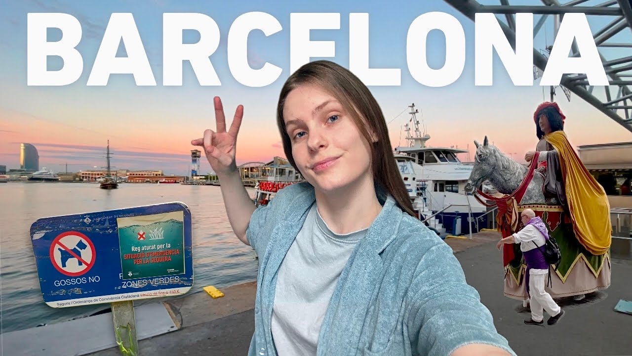 Almost GOT ROBBED in BARCELONA?! Giants Parade, Catalan Independence & Overtourism