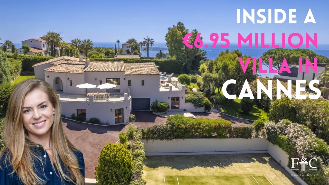 Inside a 6.95 Million Villa In Cannes