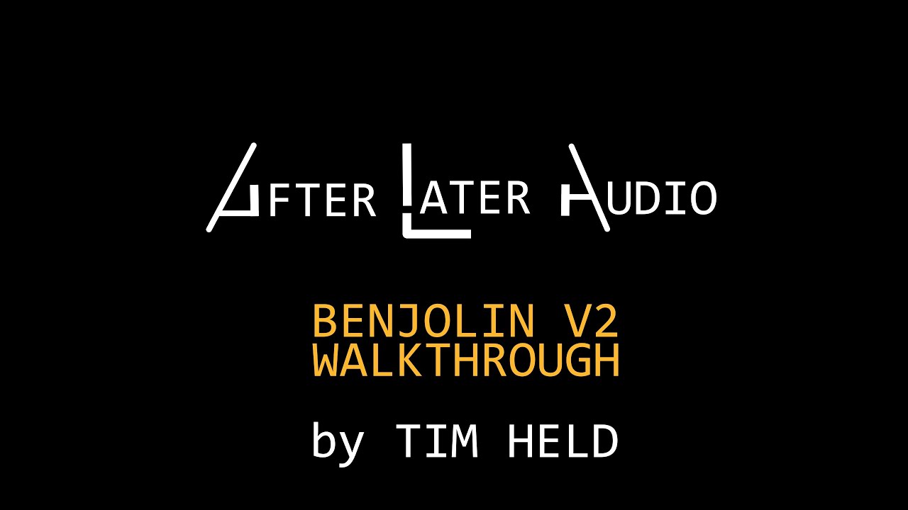 Benjolin V2 Walkthrough