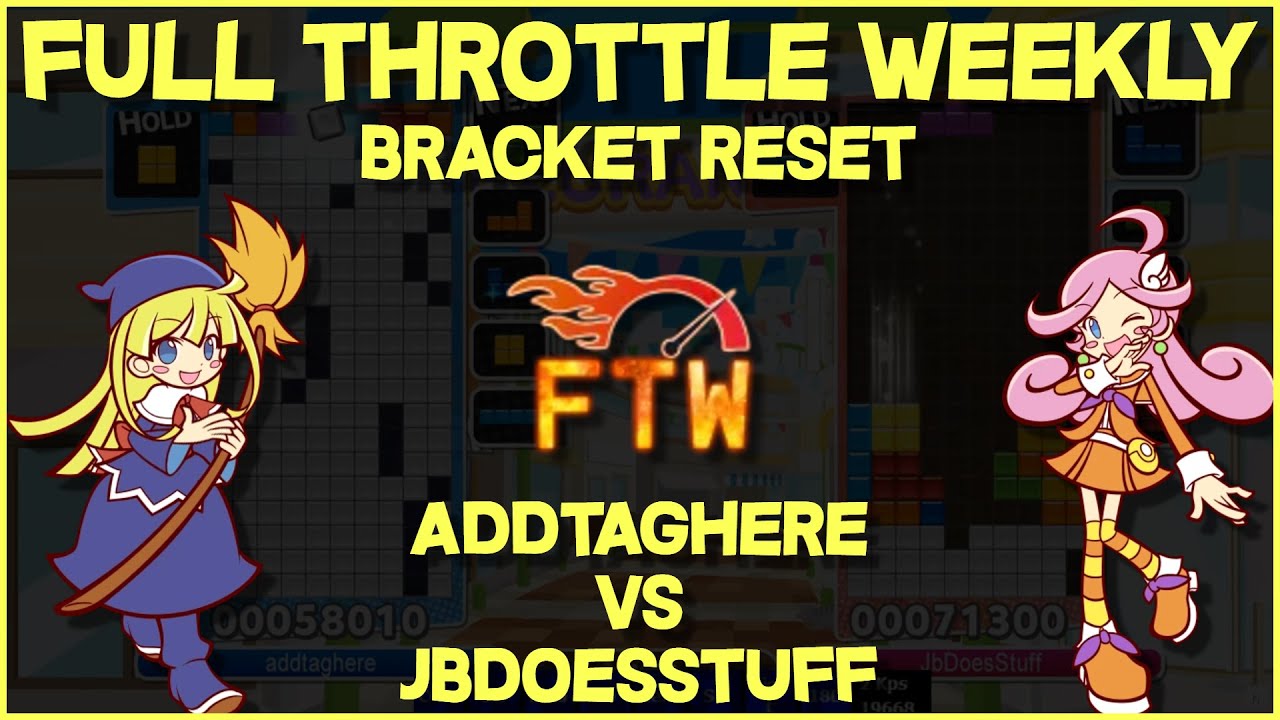 FTW - Bracket Reset - AddTagHere vs JbDoesStuff