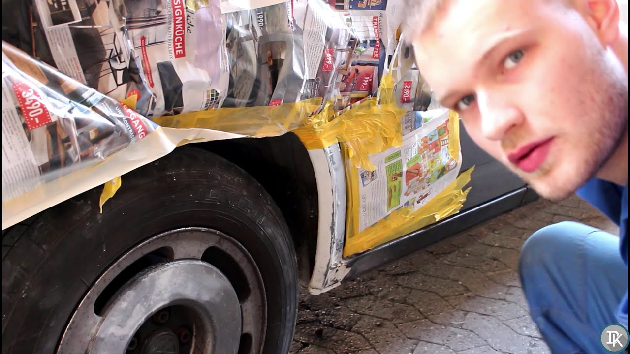 VW T4 LACKIEREN MIT DER SPRAYDOSE LOW BUDGET