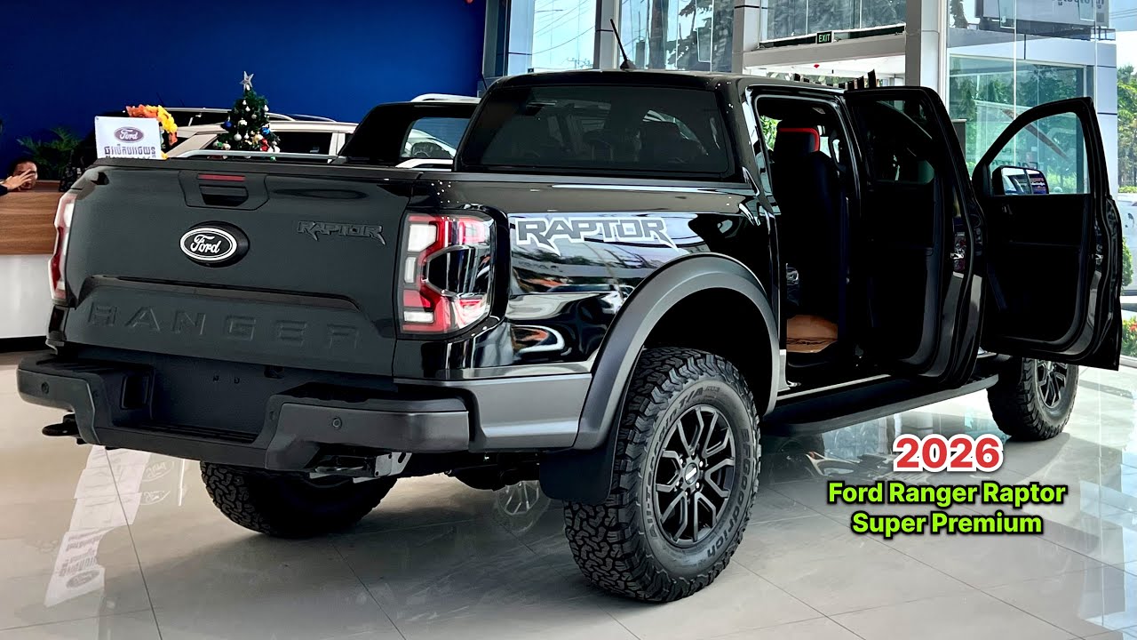 Nowość! Ford Ranger Raptor 2026 &ndash; nowy pick-up klasy premium &ndash; nadwozie i wnętrze