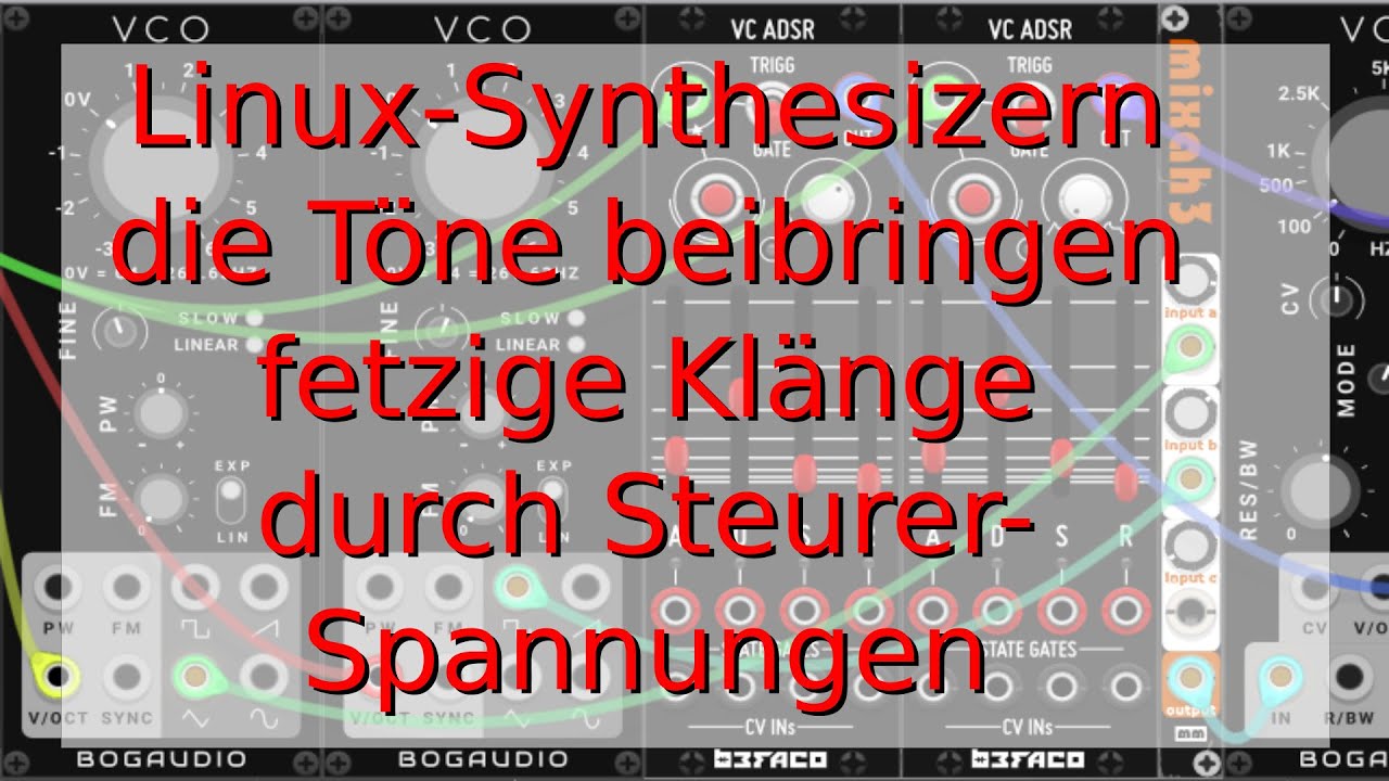 Linux-Synthesizer - Cardinal, Carla und Artikulation &uuml;ber Steuerspannungen