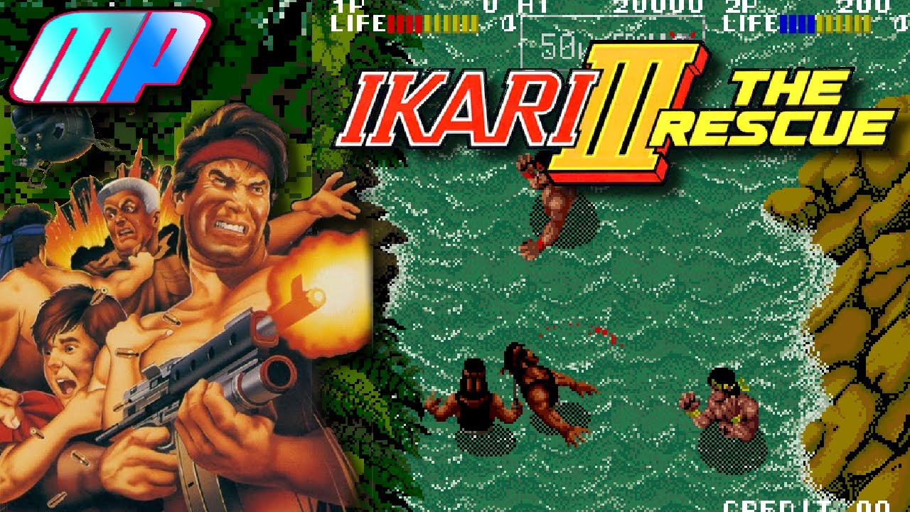Ikari III The Rescue (Arcade) Playthrough longplay retro video game