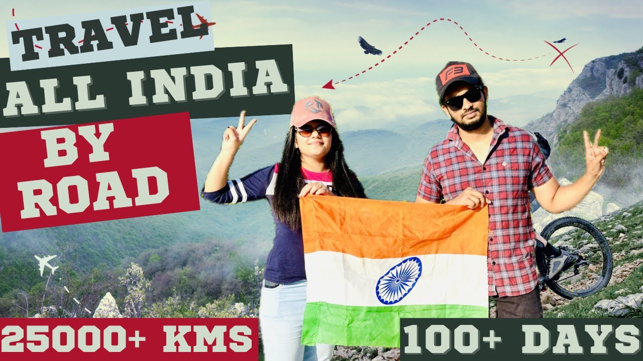 Hum Karne wale Hai Pura India Travel By Road || Kashmir To Kanyakumari || Akash And Purvisha
