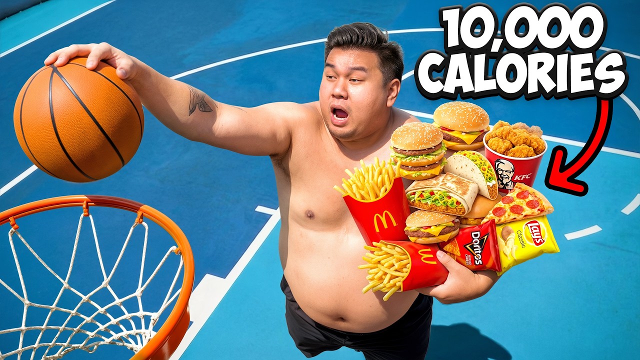 Every Dunk Missed = Eat 10,000 Calories
