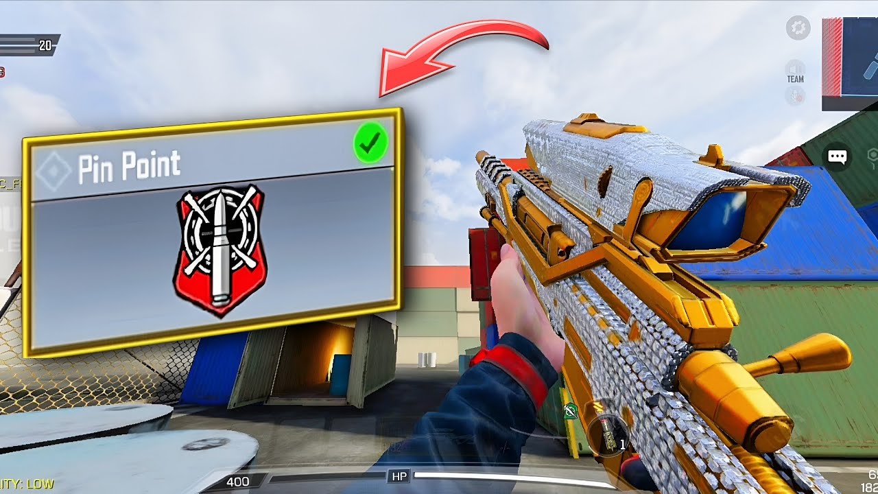 The power of Pin Point perk in 1v1 Sniper  #1v1sniper #callofduty 