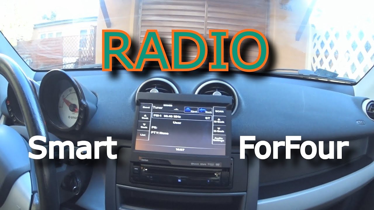 Smart ForFour - nowe radio i jego zasilanie
