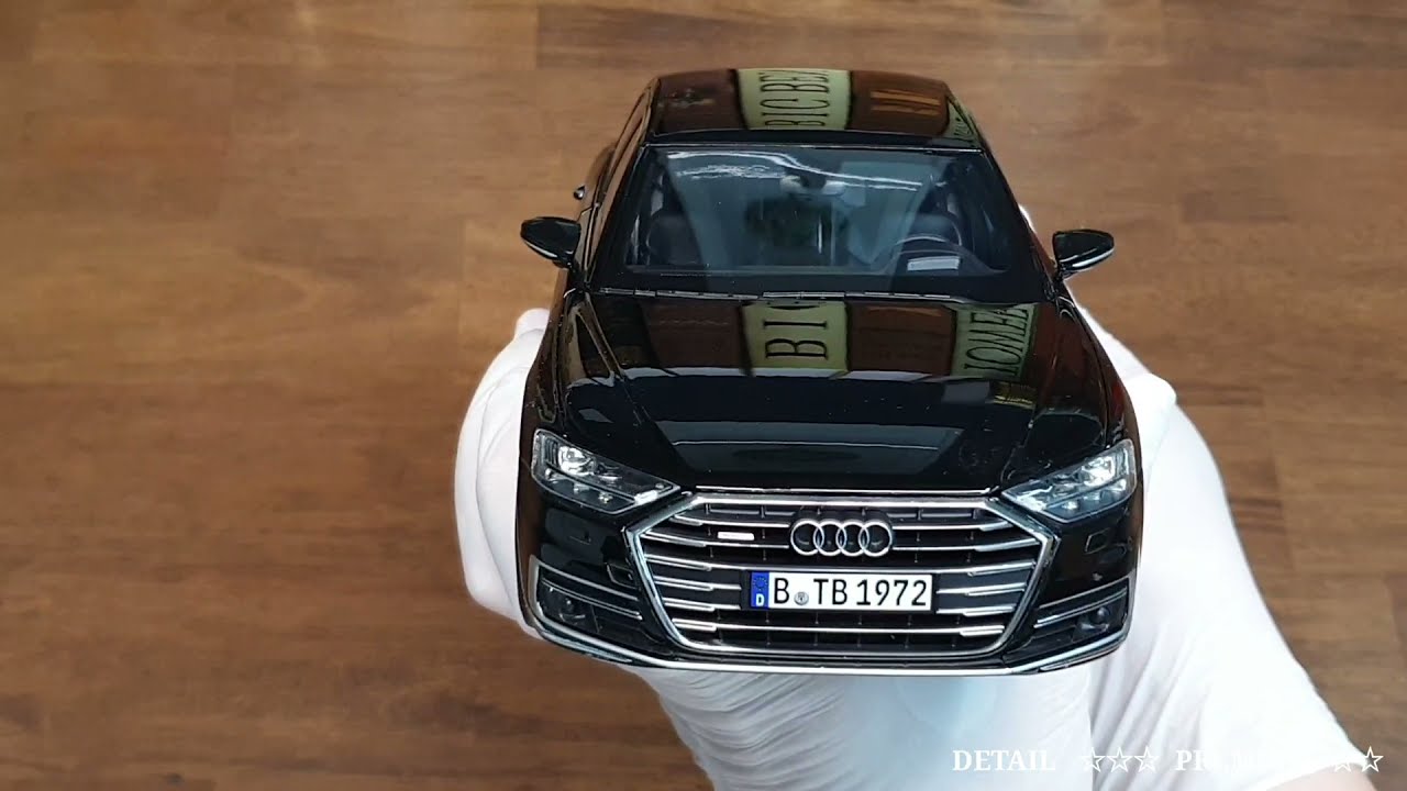 1:18 Diecast model car / Audi A8 2021 (D5) review  [Unboxing]