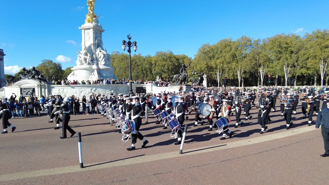 *NEW* Massed Bands of The Sea Cadets: Trafalgar Day Parade London 2023.