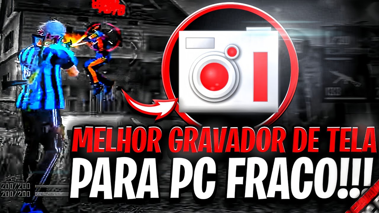[NOVO] MELHOR GRAVADOR DE TELA PARA PC FRACO SEM LAG 🎥 - GRAVE COM ÓTIMA QUALIDADE SEM PERDER FPS!!!