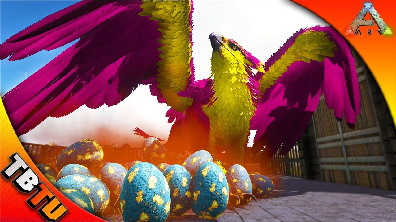 Полностью мутировавший грифон! Мод для разведения грифонов в Ark! Цветовые мутации грифонов! Ark ...
