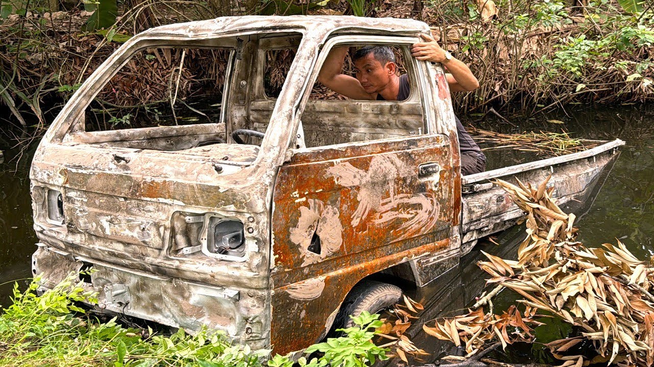 💡Project To Restore Damaged Old SUZUKI Truck // SUZUKI Restoration Part 1