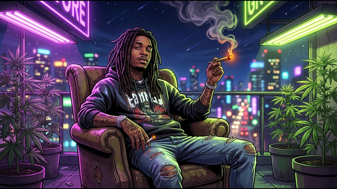 Smoke Under City Lights — 420 Chill Rap Rooftop Mix