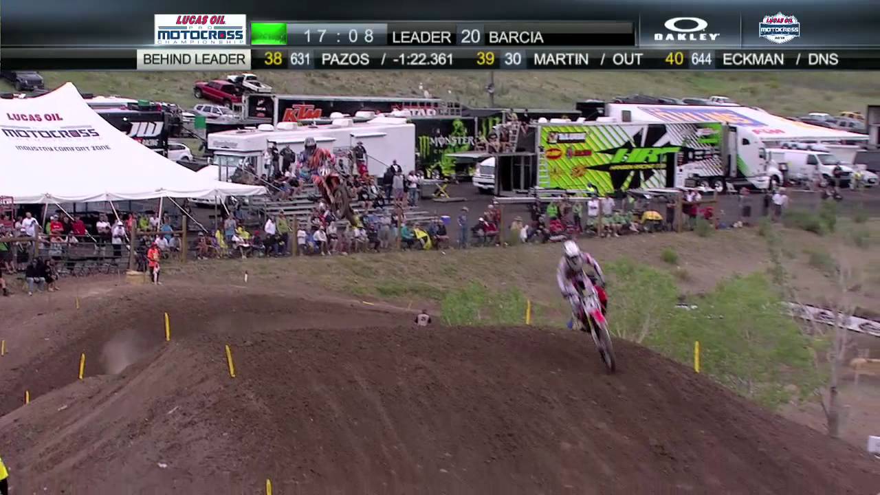 Thunder Valley 250 Moto 2: Blake Baggett Passes Roczen and Barcia for the Lead