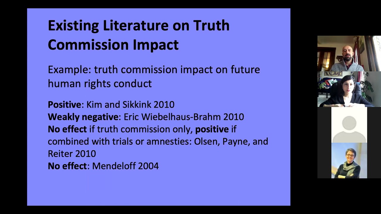 Onur Bakiner, Truth Commission Impact: Insights from Recent Scholarship