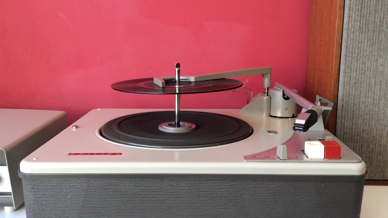 VERY RARE Vintage (1960s) Set Philips Tube Amp AG 9016 & Record Player AG 1125W