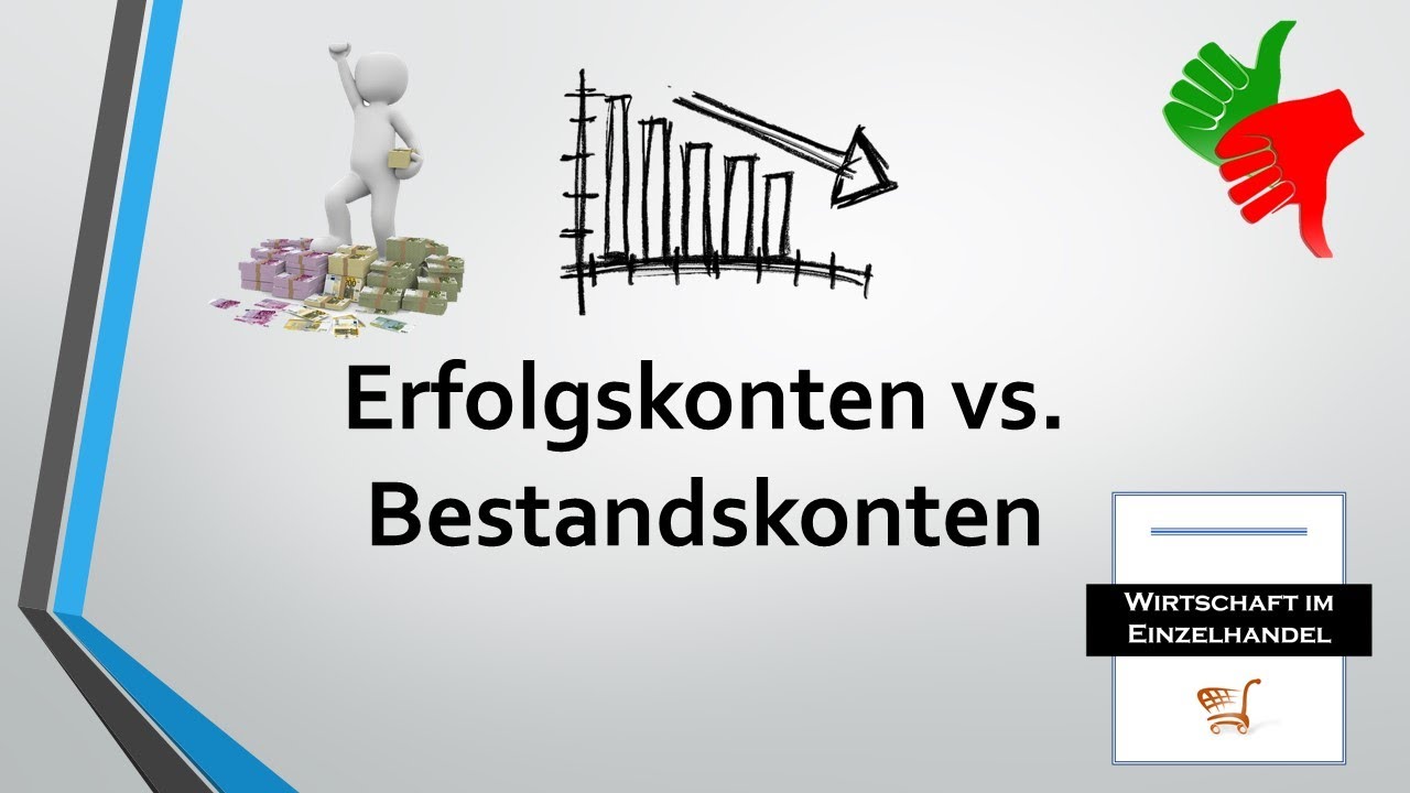 Erfolgskonten vs. Bestandskonten Teil 1/2