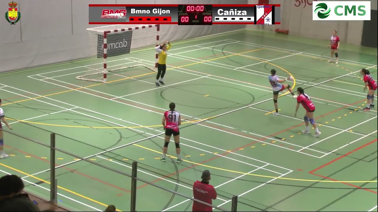 🔴BALONMANO GIJON 🆚  🔵OLIVEIRA & FARO SAEPLAST CAÑIZA  🏆DIVISION DE HONOR PLATA FEMENINA - GRUPO A