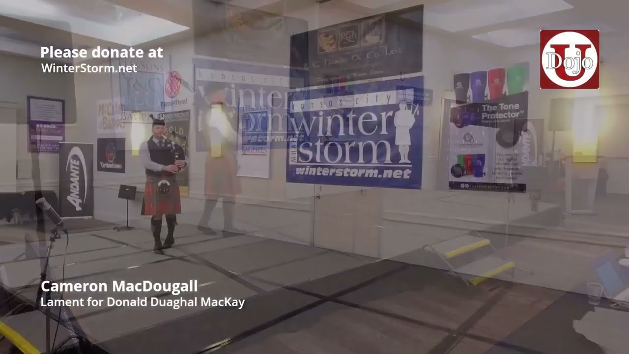 Cameron McDougall – 2nd Place: Gold Medal Piobaireachd – Winter Storm 2026