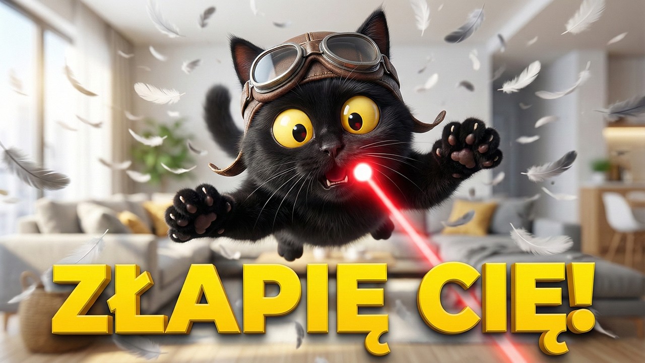 Czarny Kot i Czerwona Kropka! 🔴 (Piosenka na Dzień Kota) 🐈 Piosenki dla Dzieci | Pioseneczki