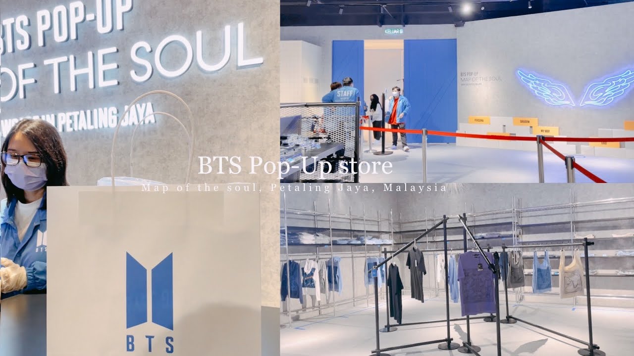 BTS POP UP STORE : MAP OF THE SOUL in Malaysia || Vlog ☁️