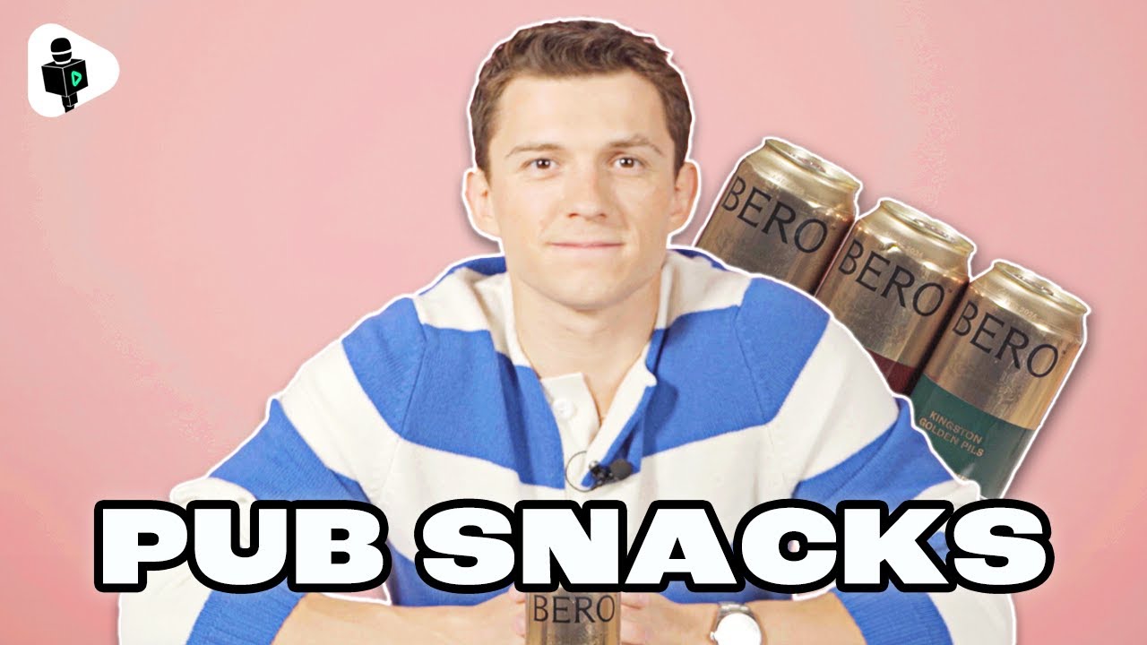 Tom Holland RANKS Classic British PUB SNACKS 🤣 | Tom Holland Interview