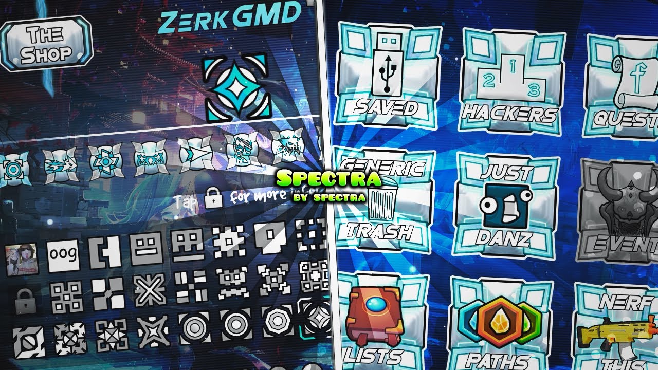 Epic Texture Pack Spectra! | by @spectraa  | Geometry Dash [2.2] | Zerk