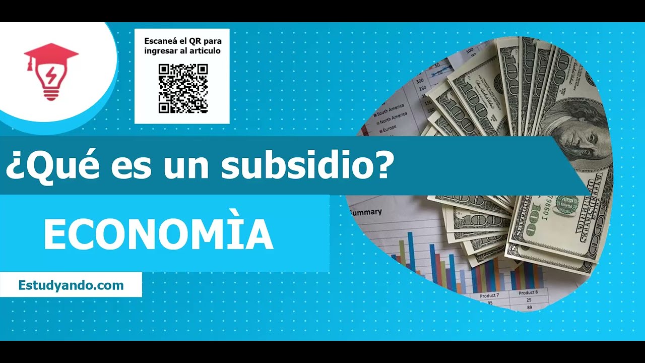 &iquest;Qu&eacute; es un Subsidio? 💲🏛 Definici&oacute;n y ejemplos