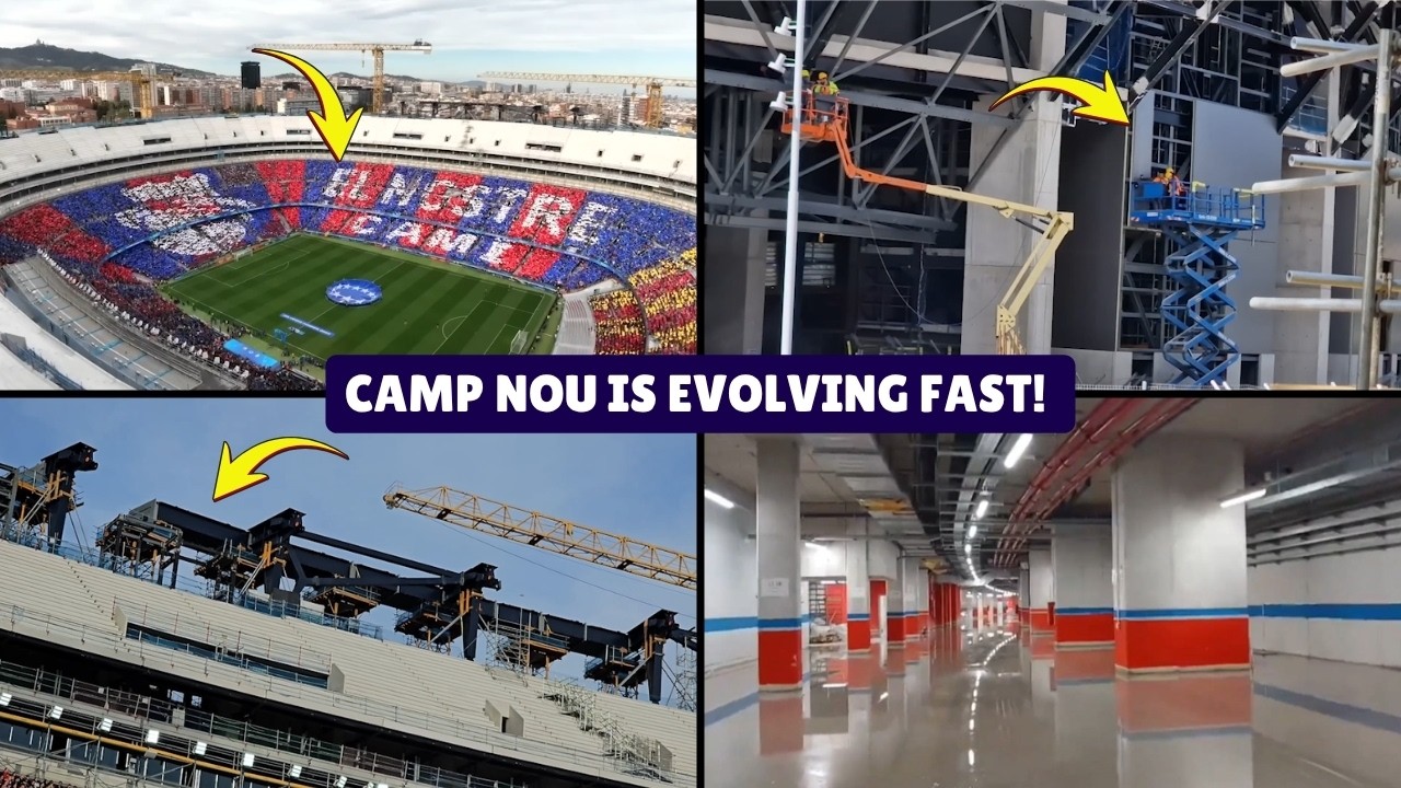 Camp Nou Is Changing Fast! | Matchday Energy & Massive Build🔥