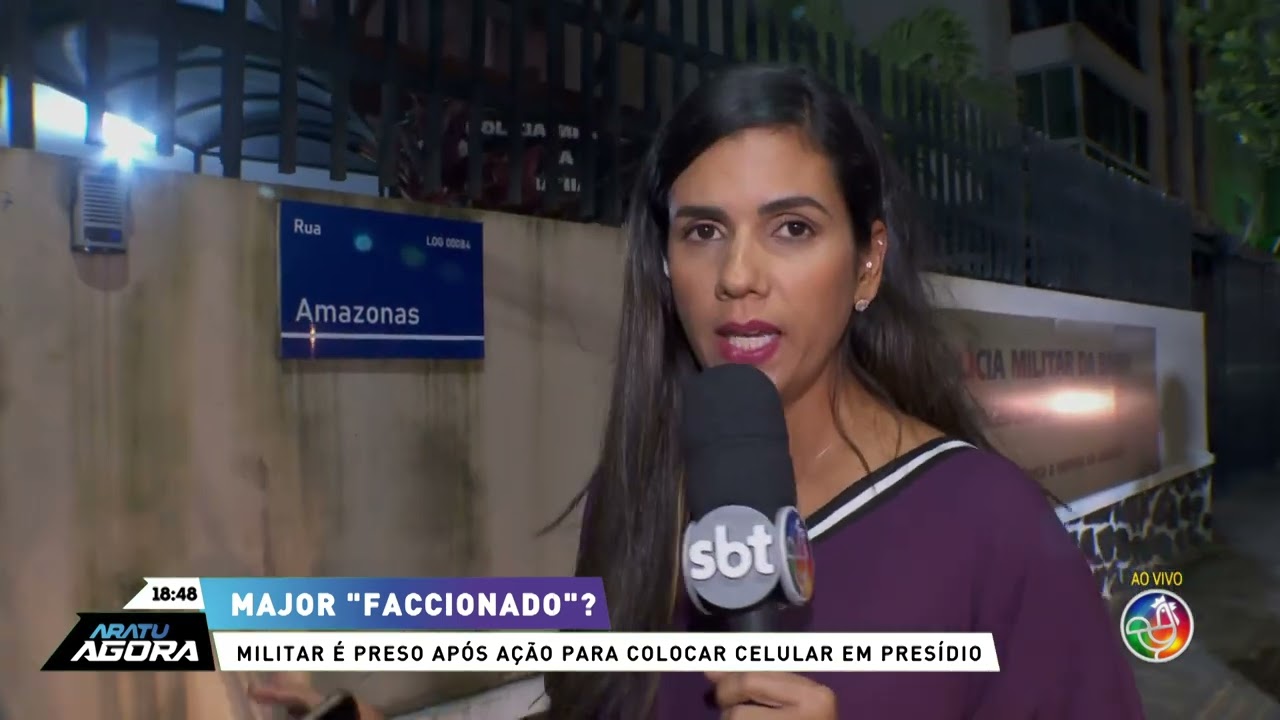 Major "Faccionado": Militar é preso após tentar entrar com celular em presídio |ARATU AGORA|TV ARATU